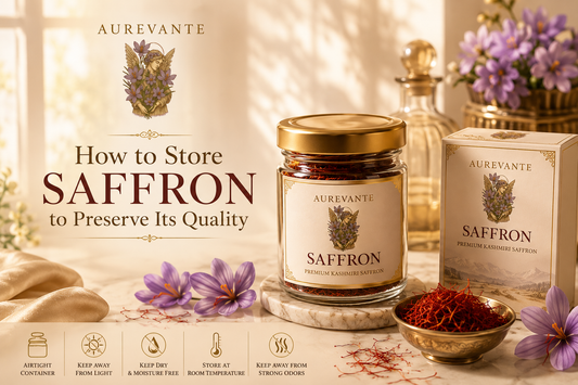 The Right Way to Store Saffron: Preserve Its Purity and Quality