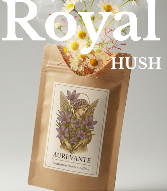 YELLOW TEA BLEND - chamomile flower + saffron ( 20 bags )